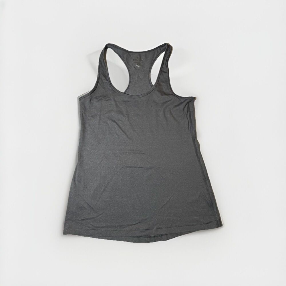 90 Degree By Reflex Women’s Gray Racerback Tank Top Small Athletic Workout
